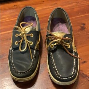Sperry Top Sider Black Loafer Women’s Size 8